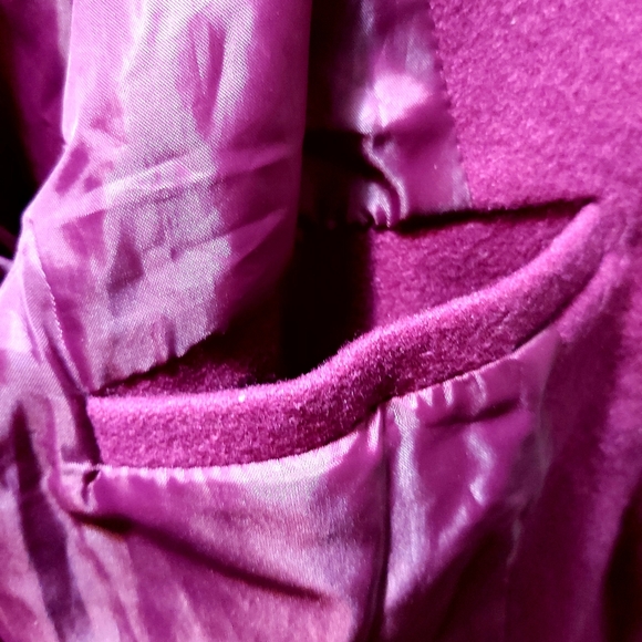 Delia's Fuschia Peacoat - Picture 8 of 11